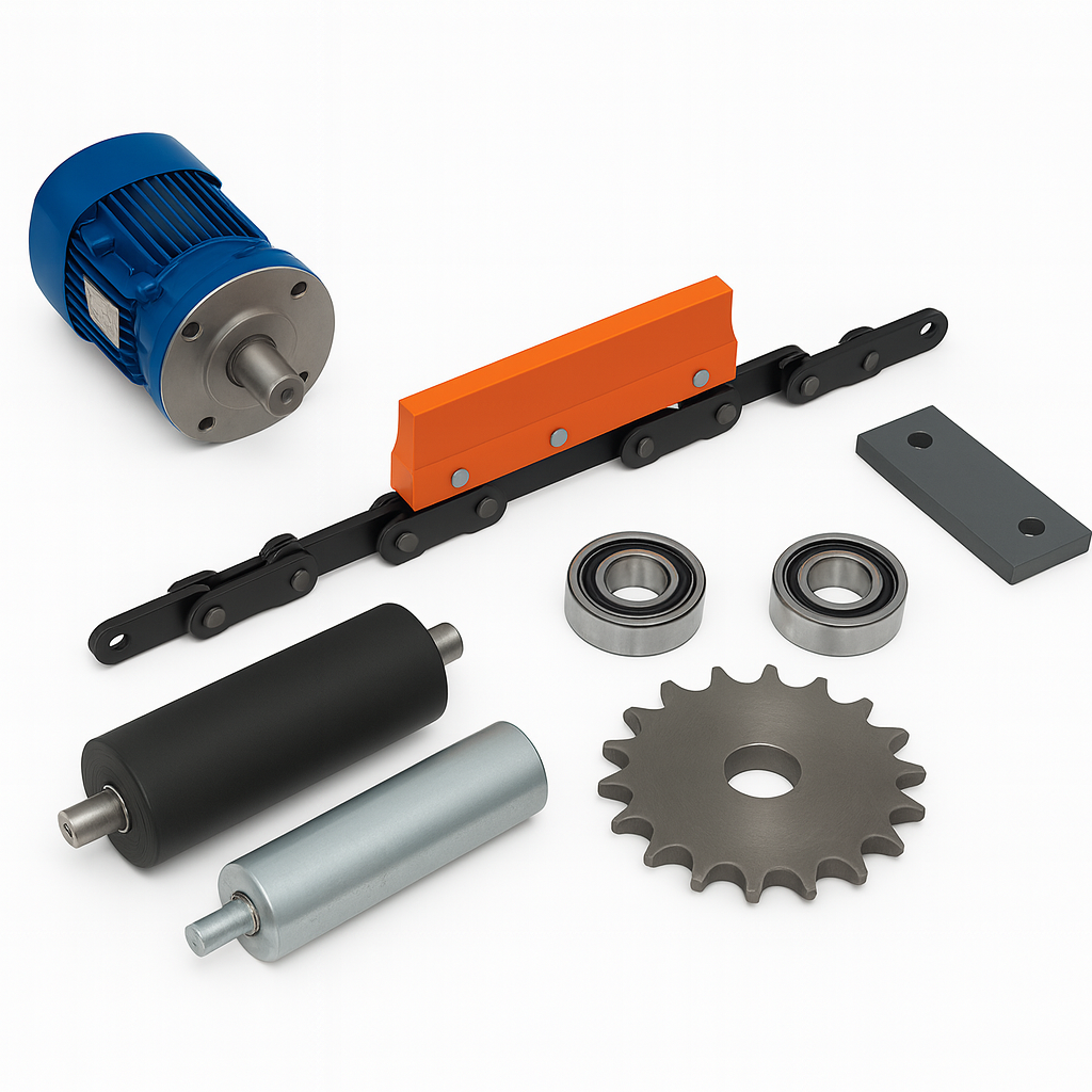 Kuljettimien varaosat ja tarvikkeet